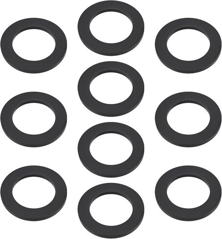 10Pcs Rubber Flat Washer Oil Resistant SBR Rubber Sealing Gasket for Industrial Automotive Home Commercial Use 25mm ID 38mm OD 3mm Thick in Saudi Arabia