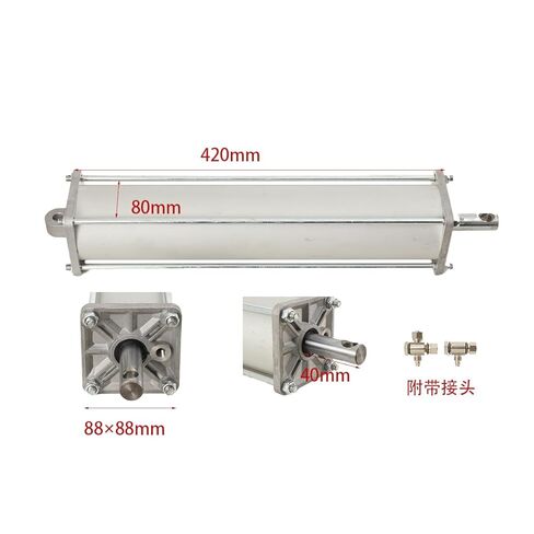 Pneumatic Air Cylinder Tire Changer Machine Standard Air Cylinder Table Top Air Cylinder PT1/8, 380x70mm Fit for Firehawk 890N in Kuwait