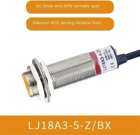 2 قطعة M18 القرب التبديل الاستشعار 2-سلك 220 فولت حثي LJ18a3-8-z/BX AX بواسطة BX المعادن الحث 3-سلك 24 فولت التبديل الاستشعار (LJ18A3-5-Z BX NPN) in Saudi Arabia