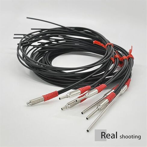 Optical Fiber Sensor Optic Compatible Various Amplifier Photoelectric Switch M3 M4 M6 FRS-310/410/610(Import M3,1 Meter Length-NO Needle) in Saudi Arabia