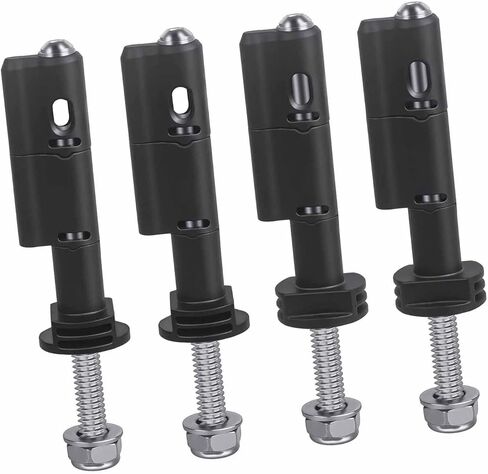 Jeanoko Safety Lockable Mounting Pin Set for MaxTrax MKII Traction Board Theftproof Stainless Steel Mount Pin Kit for Off Road SUVs, Trucks, 4PCS in Saudi Arabia