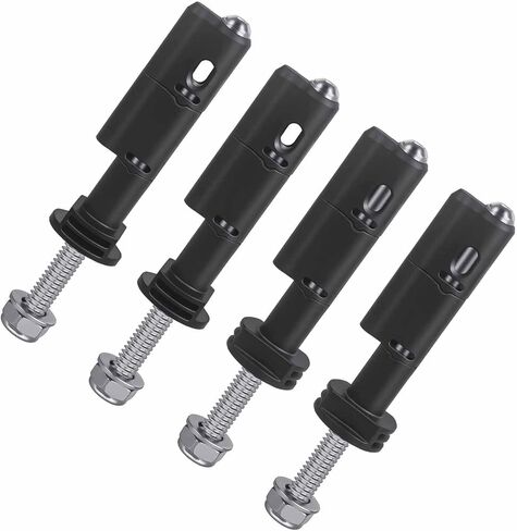 Jeanoko Safety Lockable Mounting Pin Set for MaxTrax MKII Traction Board Theftproof Stainless Steel Mount Pin Kit for Off Road SUVs, Trucks, 4PCS in Saudi Arabia