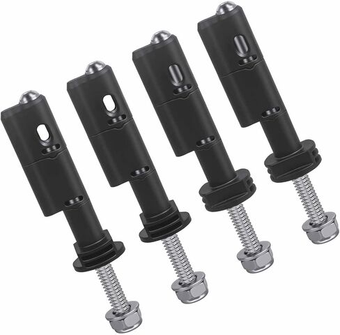 Jeanoko Safety Lockable Mounting Pin Set for MaxTrax MKII Traction Board Theftproof Stainless Steel Mount Pin Kit for Off Road SUVs, Trucks, 4PCS in Saudi Arabia