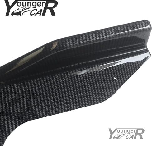 YOUNGERCAR Front Bumper Lip Fit for 2017-2021 Honda Civic Si FK7 Hatchback ABS Painted Gloss Black Front Spoiler Lip Splitter Bumper 3 Pieces in Saudi Arabia