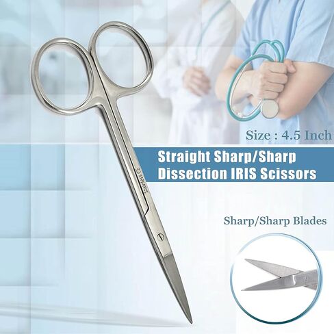 A2ZScilab Plant Study & Plant Research Kit, 17 PC - Botany Dissection kit for Lab and Field Study - Stainless Steel Scissors Forceps Scalpel Handle Glass Dropper + FREE Sharp Blades & Ruler in a Case in Saudi Arabia