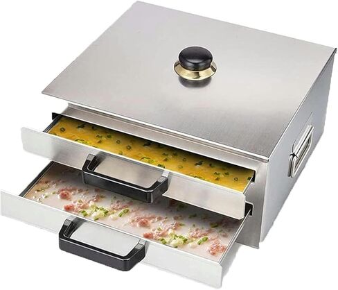 Rice Noodle Roll Steamer, Vermicelli Roll Machine, Food Grade Stainless Steel Openable Top Lid Steamer, for Commercial or Home Use in Saudi Arabia