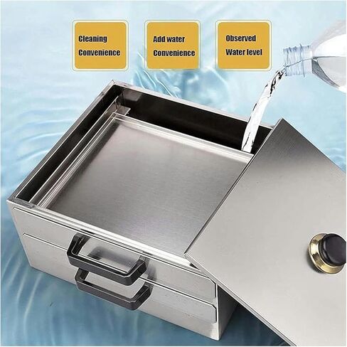 Rice Noodle Roll Steamer, Vermicelli Roll Machine, Food Grade Stainless Steel Openable Top Lid Steamer, for Commercial or Home Use in Saudi Arabia