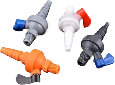 1/4 "ذكر الموضوع UPVC/PPH/PVDF/CPVC صمام أخذ العينات مختبر الكرة صمام معبد خرطوم موصل سريع (UPVC) in Kuwait