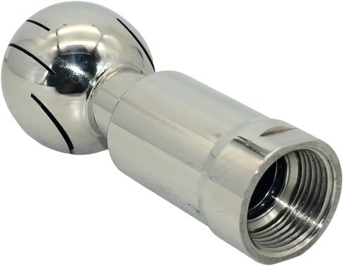 VARMHUS 304 Stainless Steel NPT Female CIP Rotary Spray Ball,360° Full Coverage Cleaning for Tanks (3/4") in Saudi Arabia