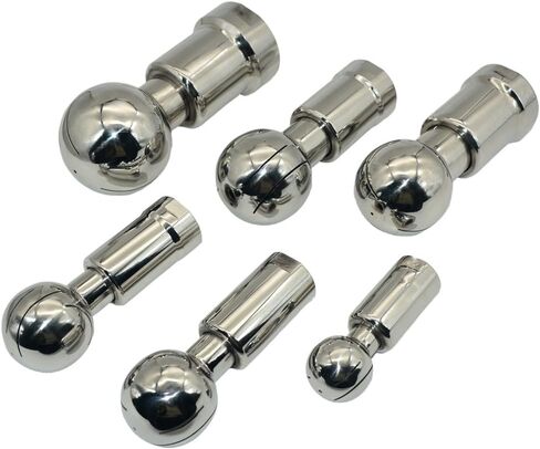 VARMHUS 304 Stainless Steel NPT Female CIP Rotary Spray Ball,360° Full Coverage Cleaning for Tanks (3/4") in Saudi Arabia