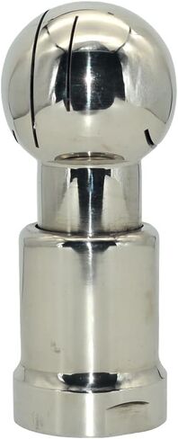 VARMHUS 304 Stainless Steel NPT Female CIP Rotary Spray Ball,360° Full Coverage Cleaning for Tanks (3/4") in Kuwait