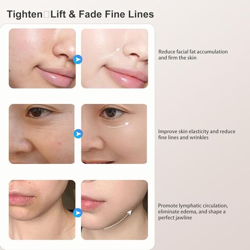 Red Light Therapy for Face,7 Color LED Lymphatic Drainage Massager Facial Cupping Suction for Skin Tightening, Face Lift Device in Saudi Arabia