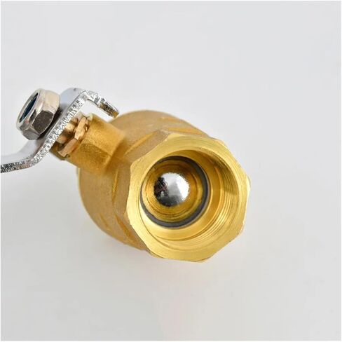 1PCS DN10 Brass Ball Valve Thickened Handle 1/4 inch 3/8 inch 1/2 inch 3/4 inch 1 inch Internal Thread External Thread for hot Water Gas Valve tap Water Outlet Switch(1/2",BSP Female) in Saudi Arabia