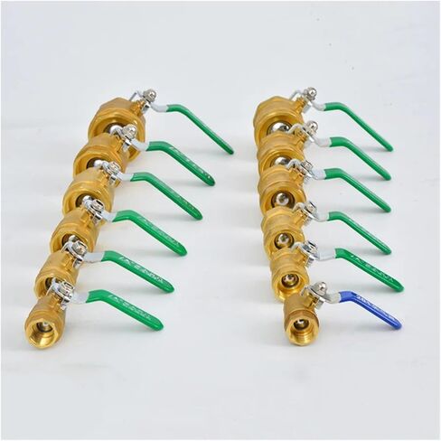 1PCS DN10 Brass Ball Valve Thickened Handle 1/4 inch 3/8 inch 1/2 inch 3/4 inch 1 inch Internal Thread External Thread for hot Water Gas Valve tap Water Outlet Switch(1/2",BSP Female) in Saudi Arabia