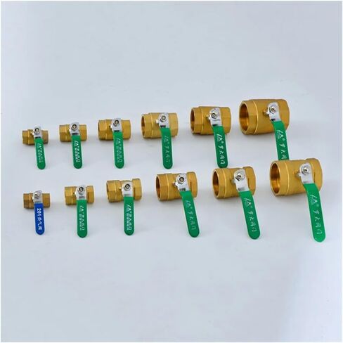 1PCS DN10 Brass Ball Valve Thickened Handle 1/4 inch 3/8 inch 1/2 inch 3/4 inch 1 inch Internal Thread External Thread for hot Water Gas Valve tap Water Outlet Switch(1/2",BSP Female) in Saudi Arabia
