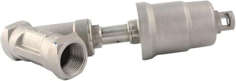 1PCS JDF 100S0NC6 G 3/8 1/2 3/4 1 Angle seat Valve Stainless Steel 316 Normally Closed Pneumatic Water Valve(63 G1,Double) in Saudi Arabia