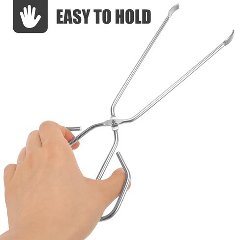 Zerodeko Stainless Steel 24cm Garbage Grabber Trash Picker Tool with 4.8mm Wire Diameter, Heat-Resistant Litter Picker Tong for Outdoor and Home Waste Collection in Saudi Arabia
