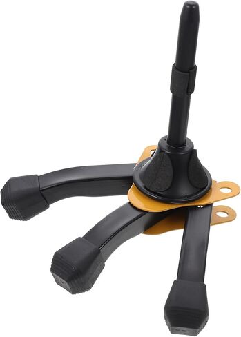 Cabilock Flute Clarinet Stand Tripod Stable Holder with Yellow Base for Wind Instruments, Portable Flute Clarinet Rack Display Support for Home and Band Use in Saudi Arabia