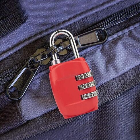 Luggage Lock Combination Travel Lock Suitcase Zipper 3-Digit Combination Padlock for Luggage Backpack Carry On in Saudi Arabia