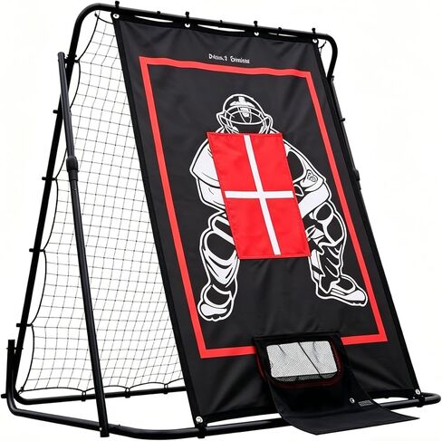 Garvee 2-in-1 Baseball Pitching and Rebounder Net, with Zone – Pitchback Trainer for Throwing, Fielding, and Practice Drills in Saudi Arabia