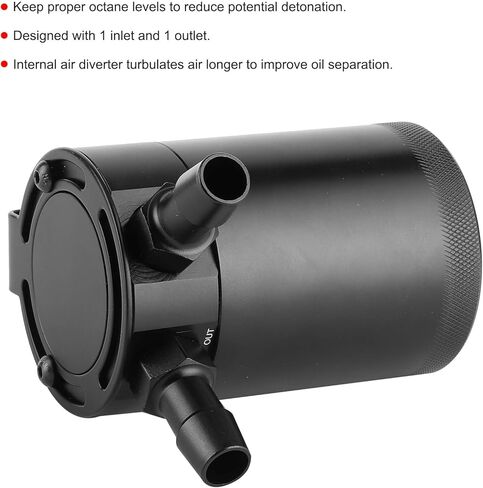 علبة التقاط الزيت بمنفذين، وخزان ألومنيوم سعة 300 مل، وخزان مع هواء داخلي، ومجمع زيت iency لـ in Kuwait