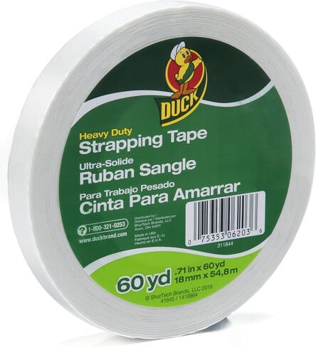 Duck Brand Heavy Duty Filament Reinforced Strapping Tape, 1.88 Inches x 30 Yards, Single Roll (392903) in Saudi Arabia