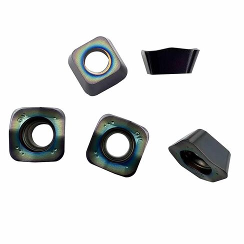 10 قطعة SOMT100420ER-GM ZM1135 عالية السرعة تغذية كربيد طحن إدراج مربع نانو الأزرق المغلفة للصلب مروي in Kuwait