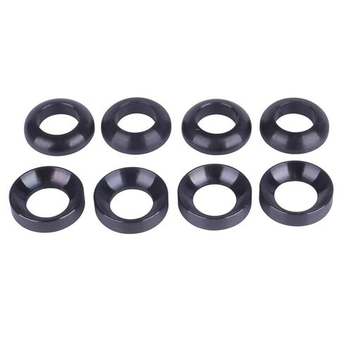 8 قطع من التيتانيوم M6 مقعر محدب غسالة الترباس لقرص فرامل الدراجة (أزرق محروق) in Kuwait