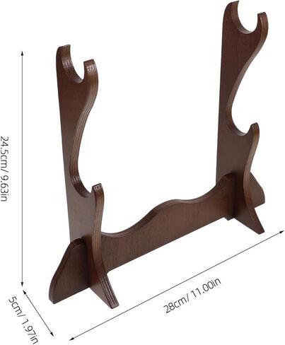 ARTIBETTER Multi-layer Wooden Flute Display Stand Desktop Holder for Flute and Piccolo Universal Wooden Woodwind Instrument Rack Organizer in Saudi Arabia