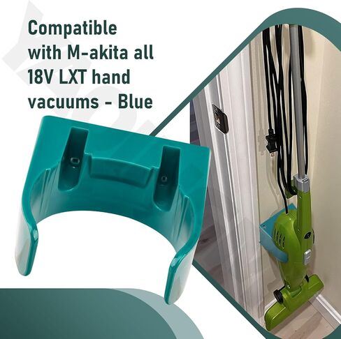 458571-5 دعامة تثبيت على الحائط متوافقة مع جميع المكانس اليدوية M-akita 18V LXT - أزرق in Kuwait