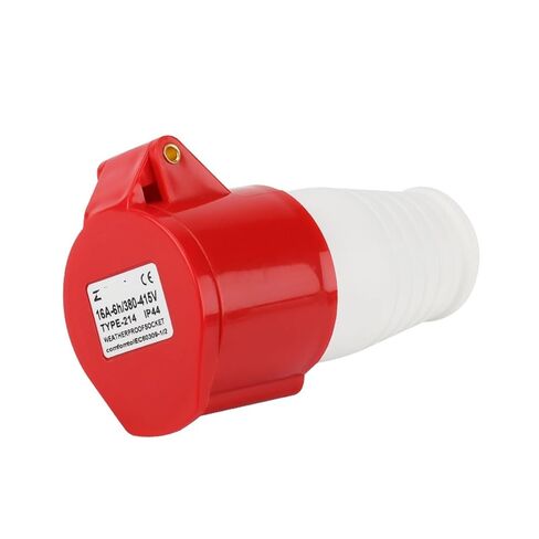 ZQ-214 موصل صناعي 4 ثقوب 16A4X16A مقرنة مقاومة للماء IP44 16a مقبس (4 كور 16A مجوف) in Kuwait