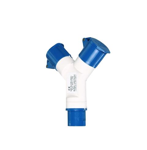 1012/1013/1023 Multifunctional Three-Way Industrial Y-Type Waterproof Socket 3/4/5 core 16A32A Shipping(1012 3 core 16A one to Two Set) in Saudi Arabia