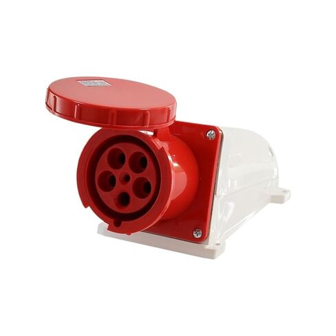 الصناعية المكشوفة ثلاث مراحل أربع أسلاك المقبس 5 حفرة 125A الطيران مقاوم للماء IP44 ZQ-145 in Kuwait