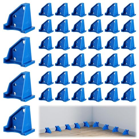 Giantree 40 حزمة من فواصل الأرضيات 1/2 بوصة و1/4 بوصة، مجموعة تركيب الأرضيات المصفحة، 2 في 1 فواصل أرضية مصفحة لألواح الفينيل، والخشب الصلب المصمم هندسيًا، والخيزران، وLVT، والخشب المصقول in Saudi Arabia
