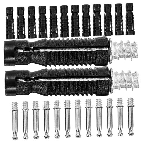 Ciieeo 50Pcs Fittings Furniture Connectors Self Tapping Dowels for Wardrobes Cabinets and Beds Fasteners Easy Installation High Hardness Reliable Performance in Saudi Arabia