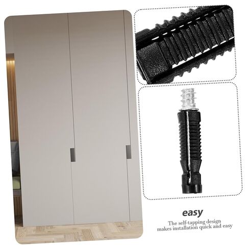Ciieeo 50Pcs Fittings Furniture Connectors Self Tapping Dowels for Wardrobes Cabinets and Beds Fasteners Easy Installation High Hardness Reliable Performance in Saudi Arabia