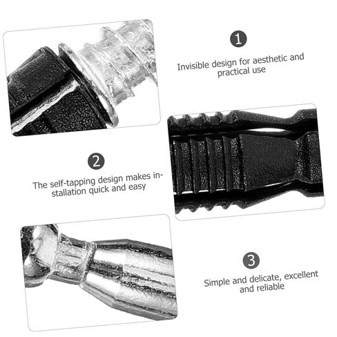 Ciieeo 50Pcs Fittings Furniture Connectors Self Tapping Dowels for Wardrobes Cabinets and Beds Fasteners Easy Installation High Hardness Reliable Performance in Saudi Arabia