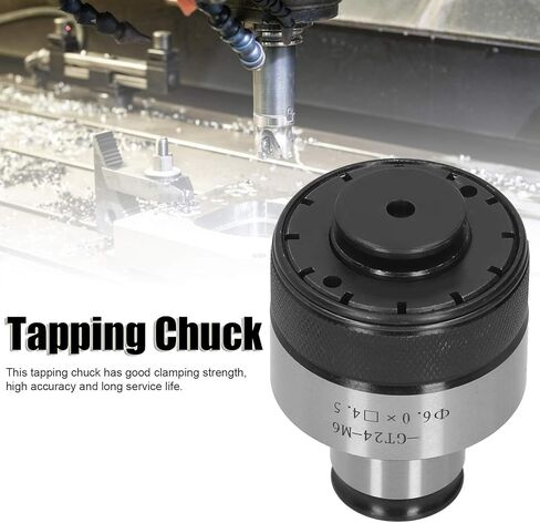 JIS GT24 M6 Tapping Collet Chuck Holder, Speed Steel Material, Device, Torsion Type for Durability, Wide Application in Machines with CCW Spindles in Kuwait