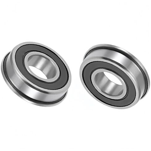 DEEG 10 PCS for Push Lawn Mower Wheel Bearings ID 1/2" x OD 1-1/8" Upgrade Flanged Ball Bearings Replace for Honda,Husqvarna,yardmax,Cub Cadet/MTD 741-0262 in Saudi Arabia