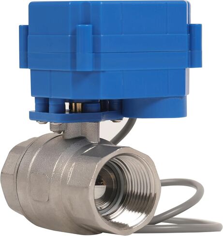 HFS(R) Brass Motorized Ball Valve Electrical - 1/2" NPT with 15mm Full Port, 3 Wire 2 Control, 9-24V AC/DC for Fluid Control in Saudi Arabia