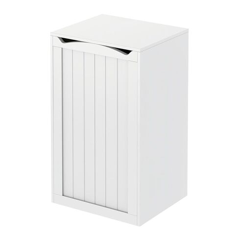 خزانة سلة المهملات من YATINEY، سلة قمامة المطبخ المخفية مع غطاء، لا حاجة إلى صندوق داخلي، خزانة سلة المهملات الخشبية لإعادة التدوير للمطبخ، غرفة المعيشة باللون الأبيض WB05WW in Kuwait