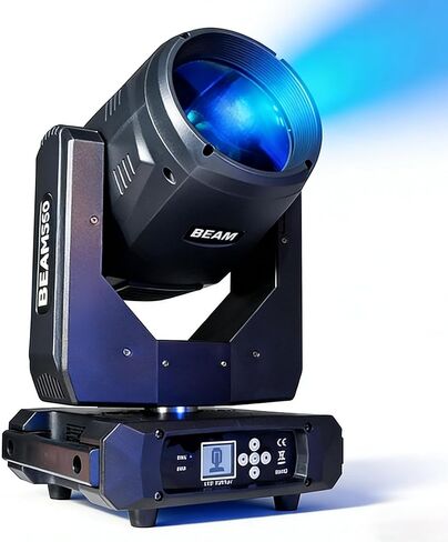 SHEHDS 275W ضوء شعاع الرأس المتحرك - تأثير 10R، 14 Gobos + 14 لونًا، 2 موشور، تكبير خطي، عجلة الصقيع وقوس قزح - إضاءة المسرح DJ Spot Light للحفلات، الديسكو، KTV، العروض المسرحية، الأحداث الحية in Kuwait