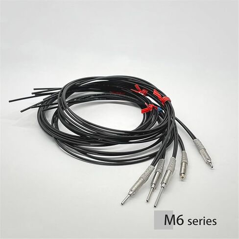 Accuracy M3 M4 M6 Diffuse Reflection Fiber Optic Sensor Coaxial Stainless Steel Thread Prob PRC-310 PRC-410 PRC-610(M6,2 Meter Length-NO Needle) in Saudi Arabia