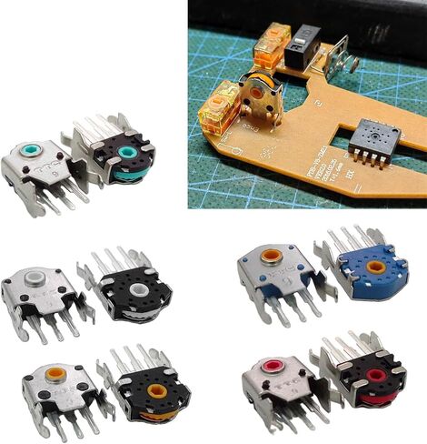 Original TTC 9mm Silver Gold Green Redness Cores Mouse Encoders Wheel Decoders Mouse Switches for G403 G603 G703 Mouse in Saudi Arabia