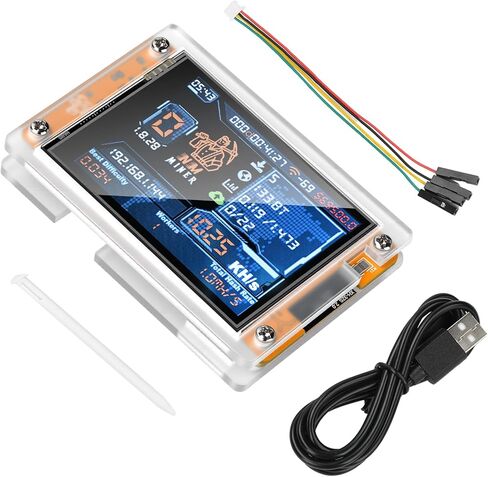 Bitcoin Miner 1000KH/s NerdMiner V2 ESP32 Development Board 2.8" mini Bitcoin Miner with Smart Display Suitable for Hashrate Module Calculation Type C in Saudi Arabia