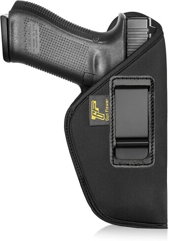 حافظة IWB عالمية لـ Glock 19 19X 17 43X، Sig P365/ P320، G3C/G2C، S&W M&P Shield/M&P 9/ Bodyguard 2.0، Hellcat Pro، Beretta 92FS، 1911 موديلات - تناسب معظم المسدسات الكاملة والمدمجة وصغيرة الحجم in Kuwait