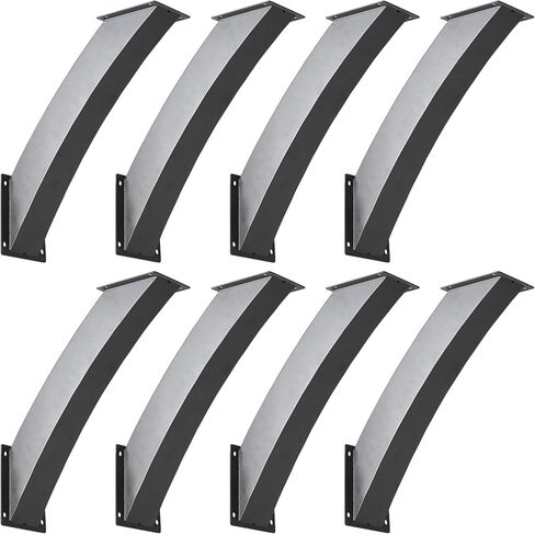 AECXM للخدمة الشاقة 4 × 4 بوصة (الفعلي: 3.2 بوصة × 3.2 بوصة) دعامات دعم زاوية بزاوية 45 درجة، لشرفات المراقبة والطوابق والشرفات والكبائن الخشبية وغيرها من العريشة بزاوية الإطار الخشبي (8 دعامة) in Kuwait