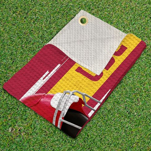 منشفة الجولف Northwest NCAA USC Trojans، نسيج وافل من الألياف الدقيقة مرخص رسميًا، ماص مقاس 16 × 25 بوصة، ملحق تنظيف النادي، تصميم مضيء in Saudi Arabia