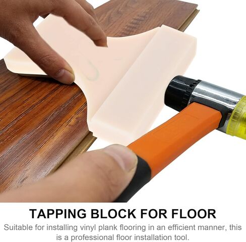 أداة كتلة التنصت المصنوعة من النايلون من Holibanna لتثبيت الأرضية، كتلة تدق مقاومة للصدمات للأرضيات الصلبة المصفحة، مساعدة تركيب الأرضيات المصنوعة من النايلون الاحترافية in Kuwait