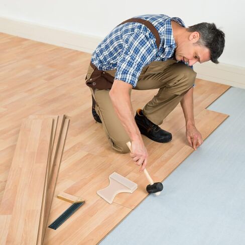 أداة كتلة التنصت المصنوعة من النايلون من Holibanna لتثبيت الأرضية، كتلة تدق مقاومة للصدمات للأرضيات الصلبة المصفحة، مساعدة تركيب الأرضيات المصنوعة من النايلون الاحترافية in Kuwait